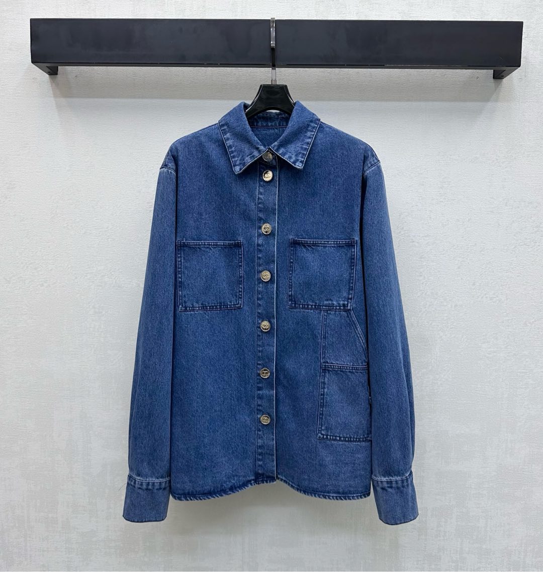 Logo Denim Shirt