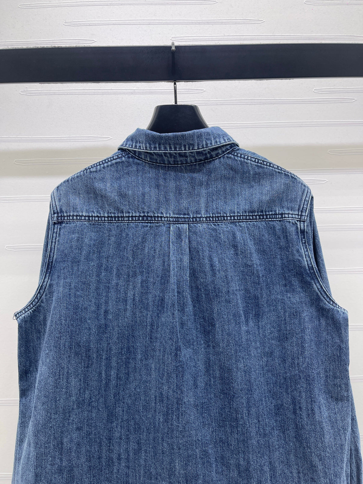 Collared Denim Shirt Jacket