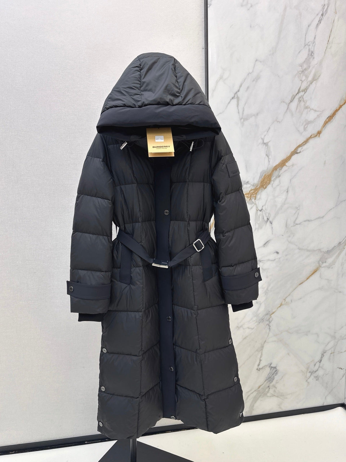 26 Fall/Winter New Long Hooded Down Jacket