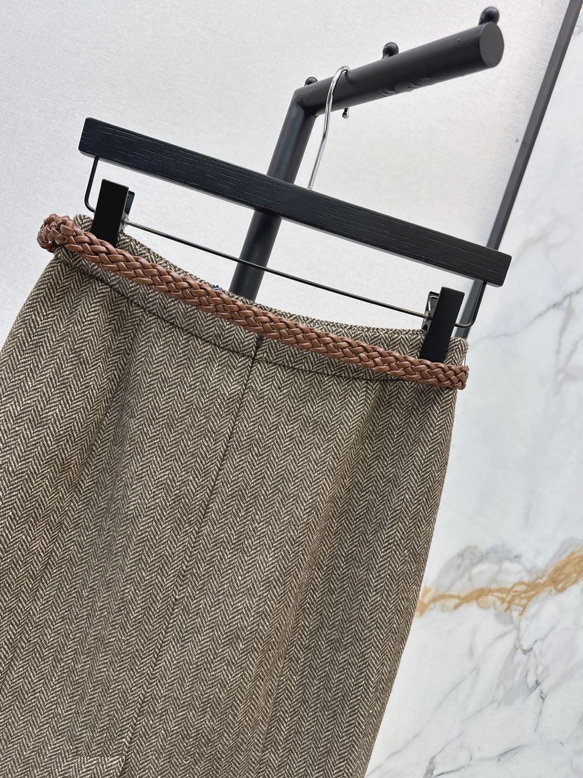 26Latest Autumn/Winter Vintage Wool-Blend Herringbone Set