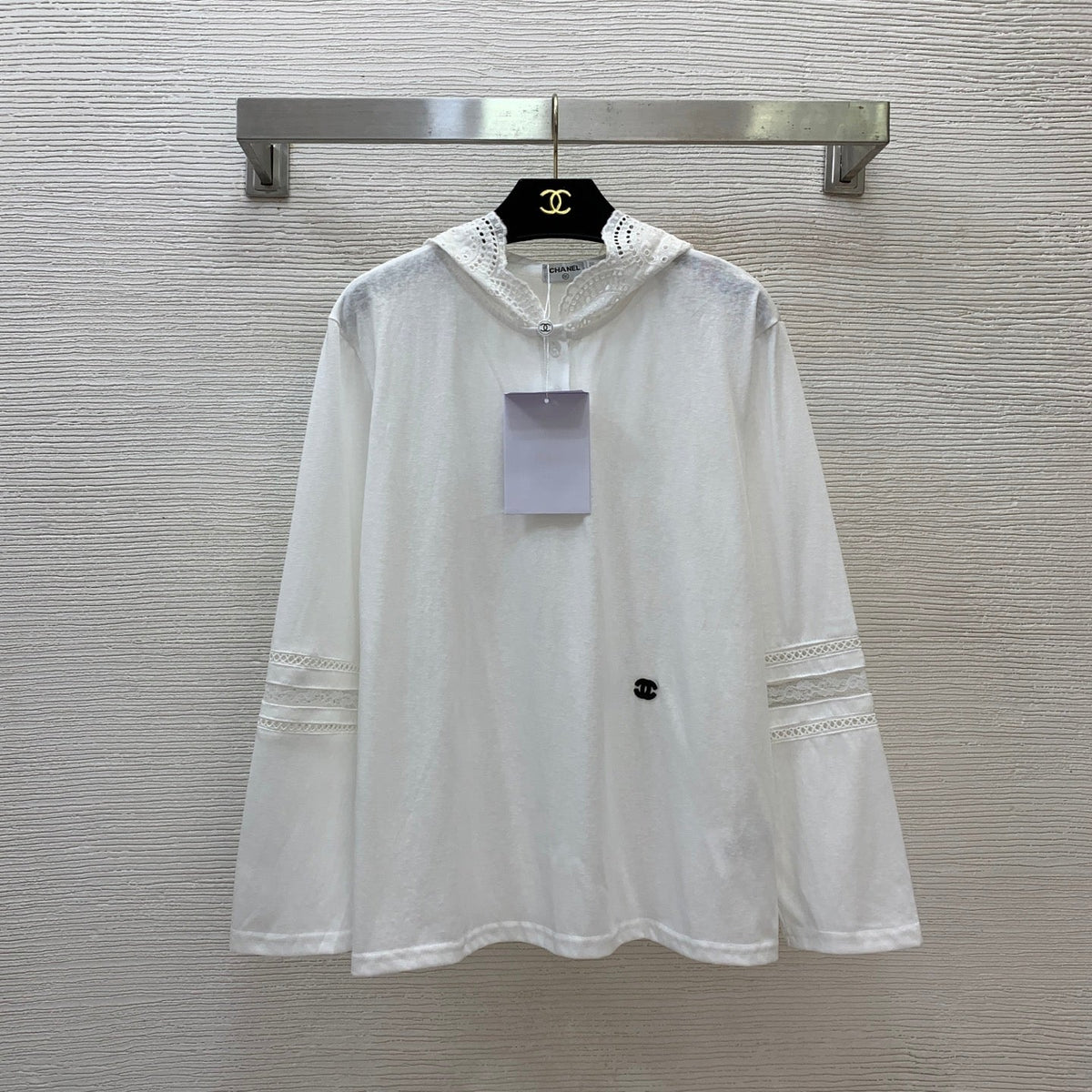 26New Hooded Long-Sleeve Loose-Fit Top