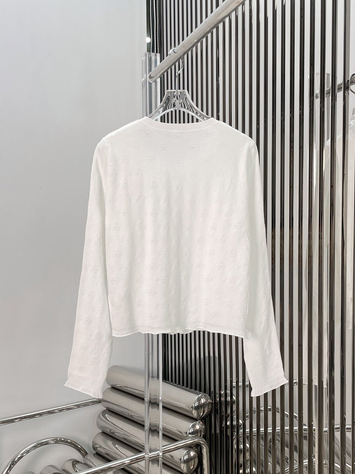 Diamond button knitted cardigan