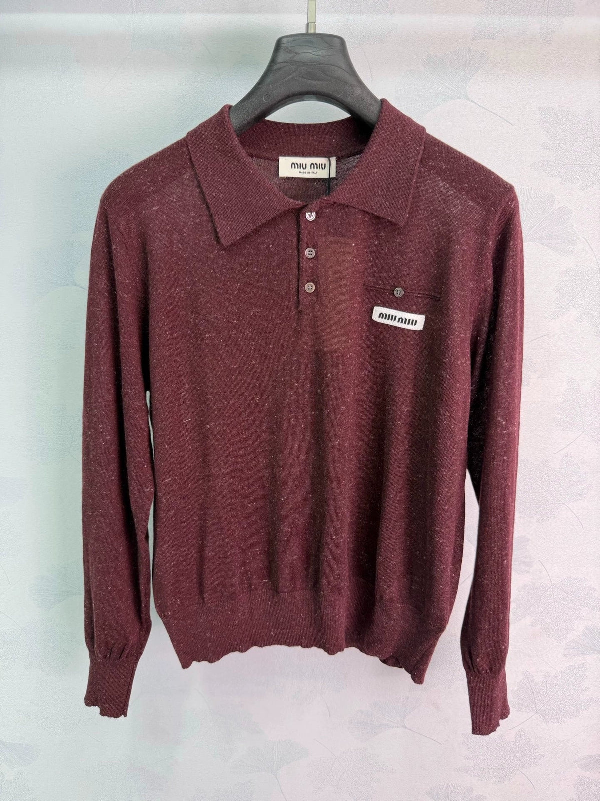 MiuMiu/26 Early Autumn New Polo Knit Sweater