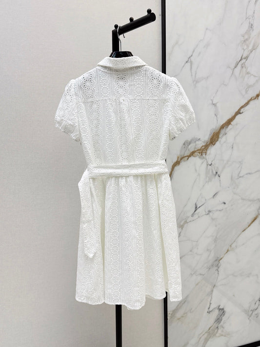 26FW New Cut-out Water-Soluble Embroidery Dress π€