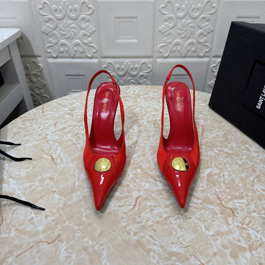 26FW New YSL Logo High Heels π (height: 10.5cm)