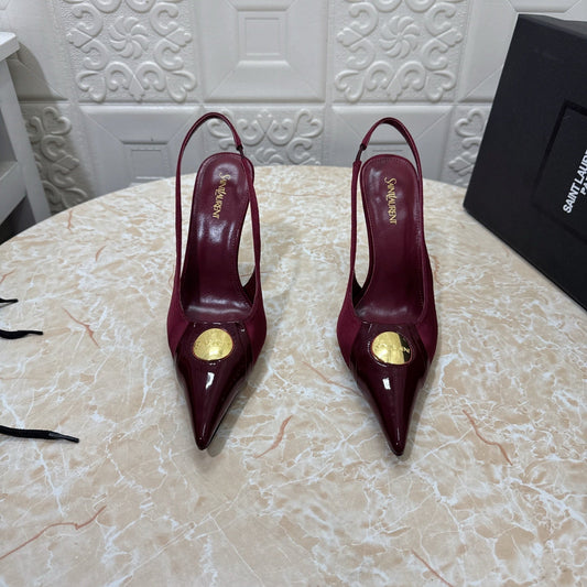 26FW New YSL Logo High Heels π (height: 10.5cm)