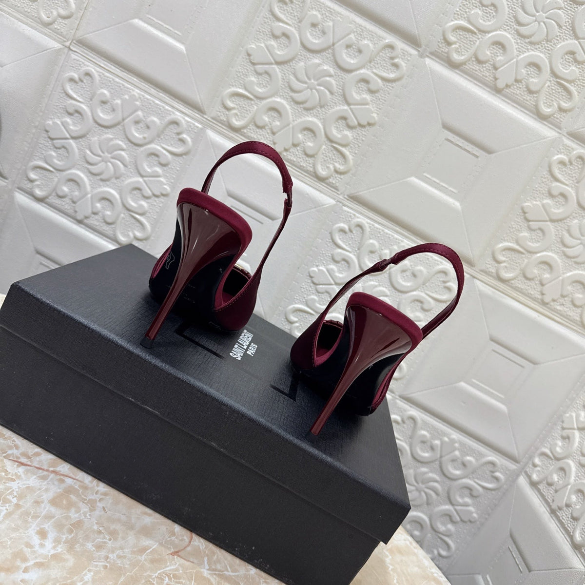 26FW New YSL Logo High Heels π (height: 10.5cm)