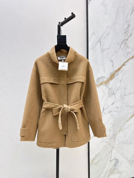 26FW New Reversible Cashmere Mid-Length Lapel Coat π€