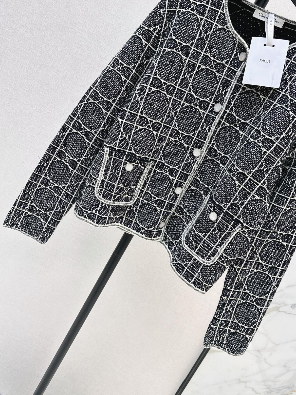 26FW New Cannage-pattern Cardigan Jacket 🩶