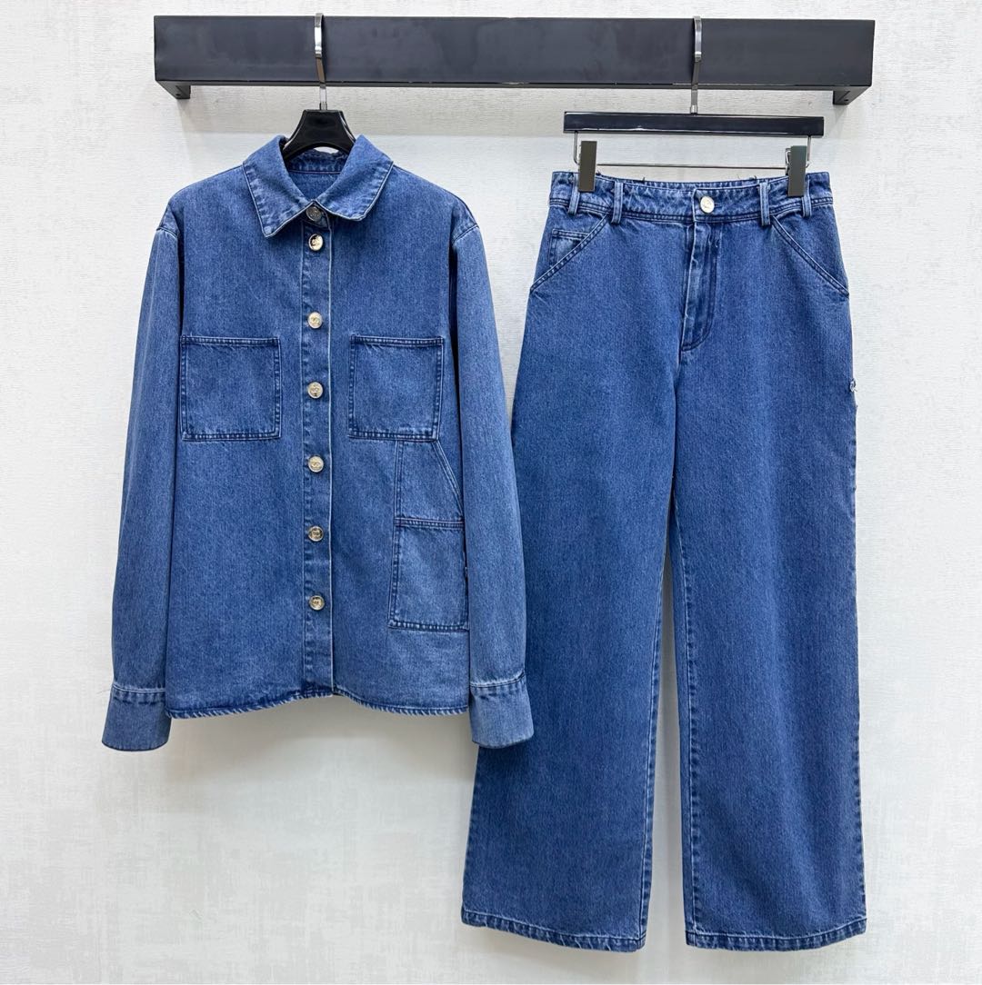Logo Denim Shirt