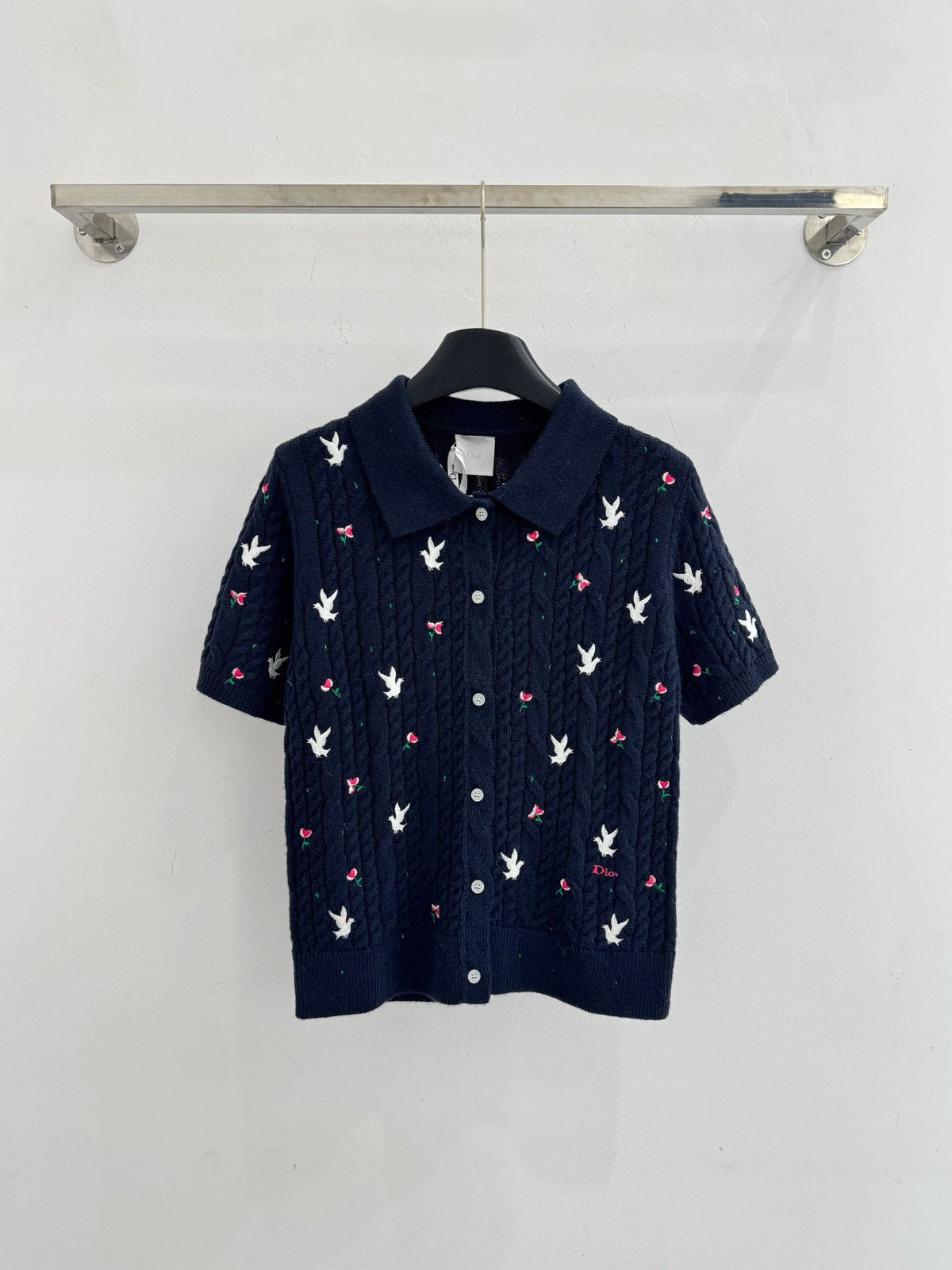 Short-sleeved cardigan