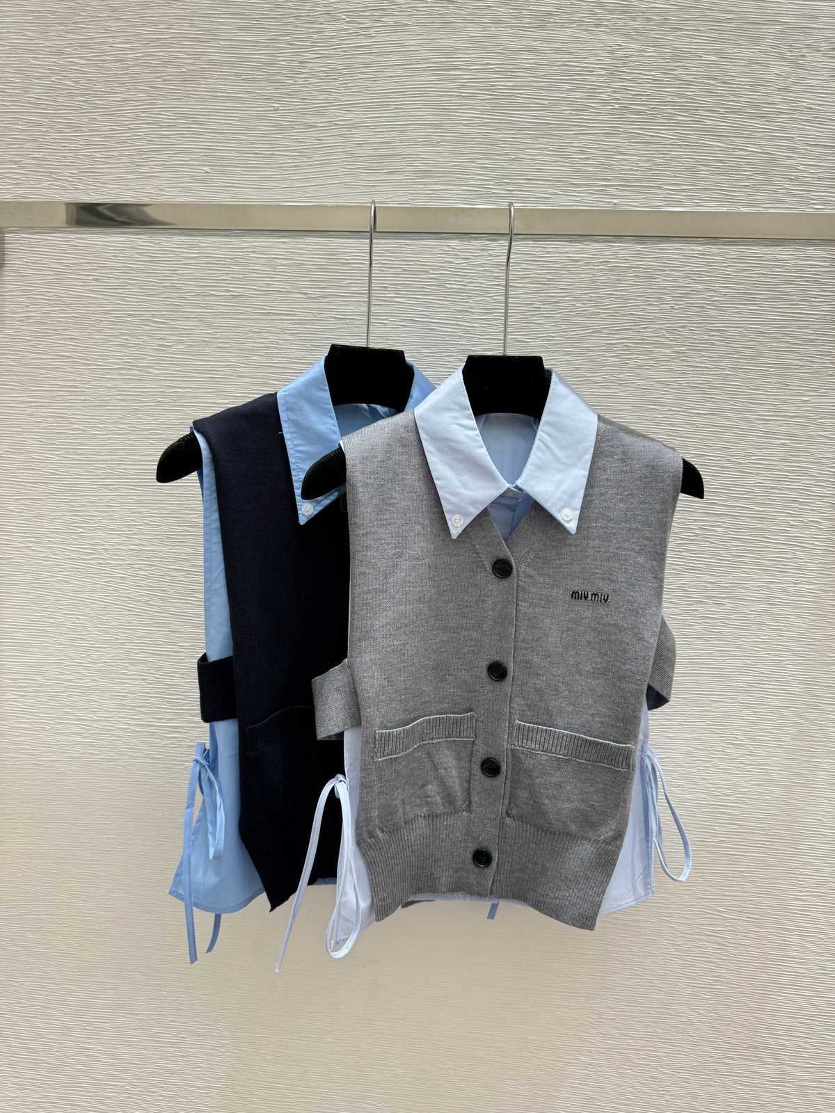 Knitted Vest Two-Piece Set