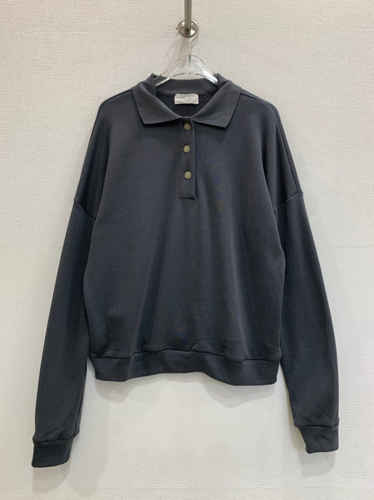 The Row/26 Button-Up Long Sleeve Sweatshirt