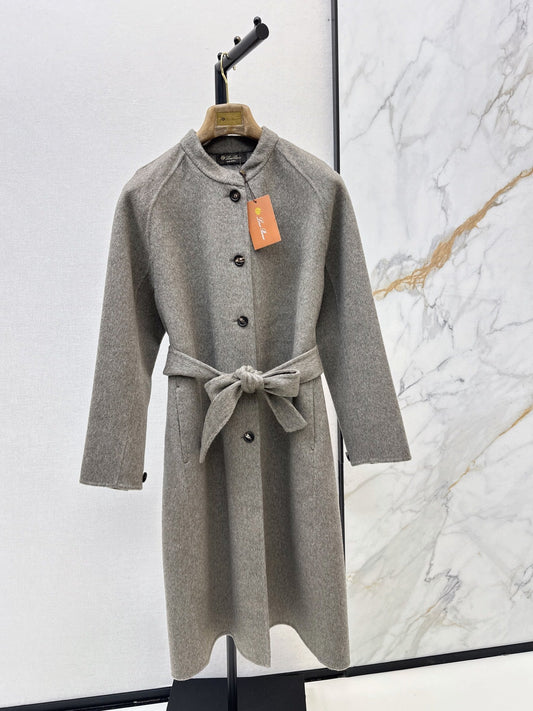 LORO PIANA/26Ss Autumn/Winter Latest Long Wool Coat