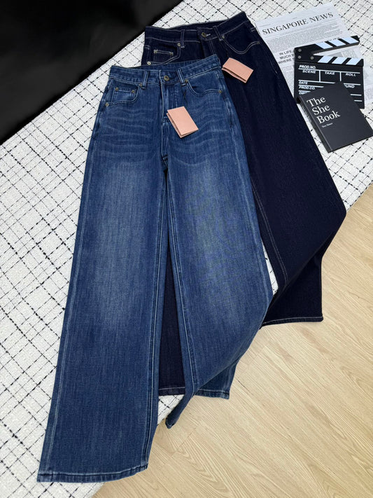 MiuMiu/26New Loose Straight-Leg Jeans