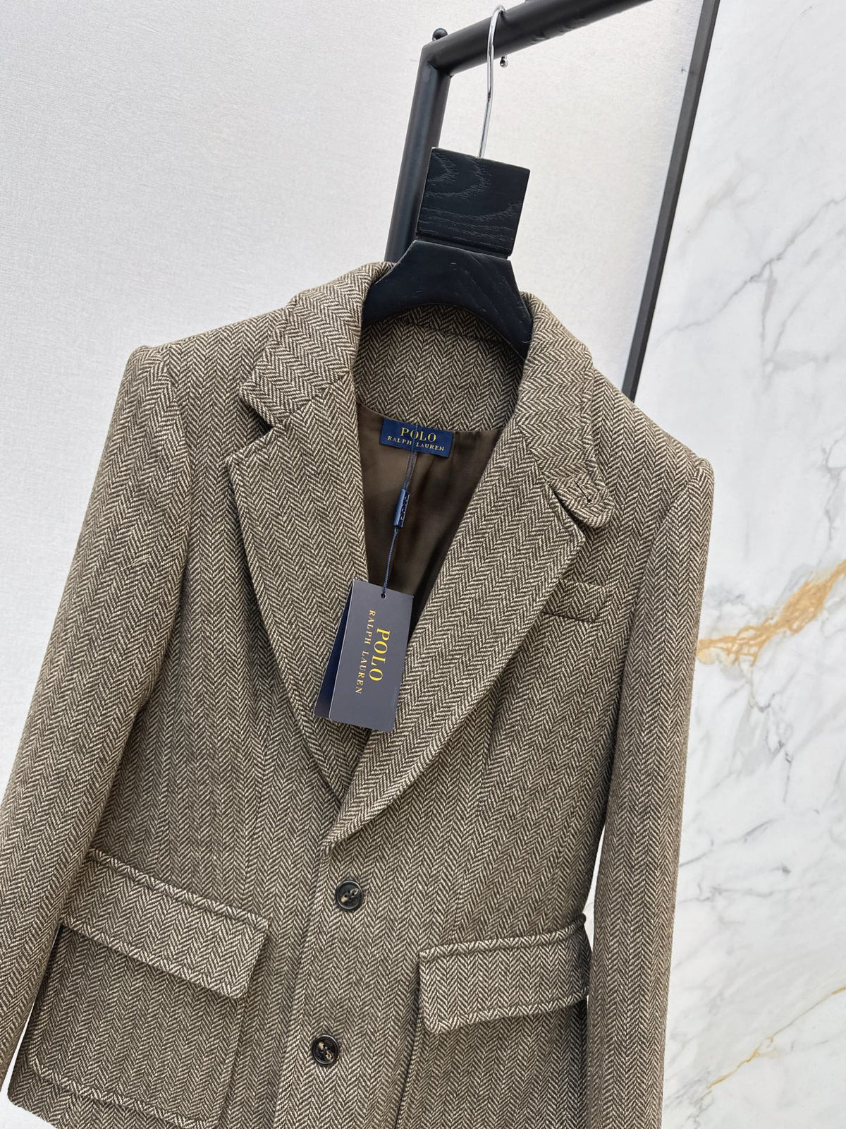 26Latest Autumn/Winter Vintage Wool-Blend Herringbone Set