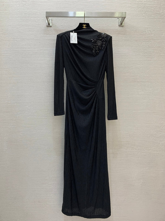 26New Slimming Long-Sleeve Dress
