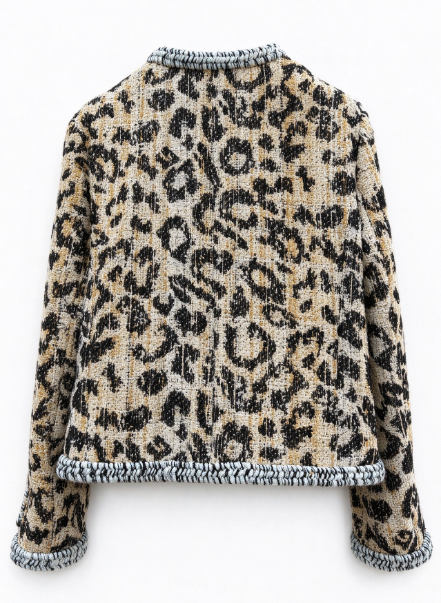 26Twill Leopard-Print Jacket
