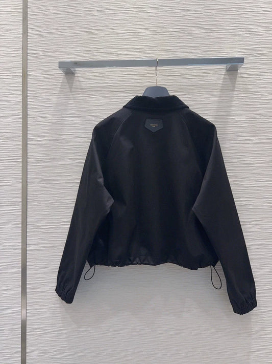 26New Long-Sleeve Jacket with Pockets, Drawstring, and Zipper