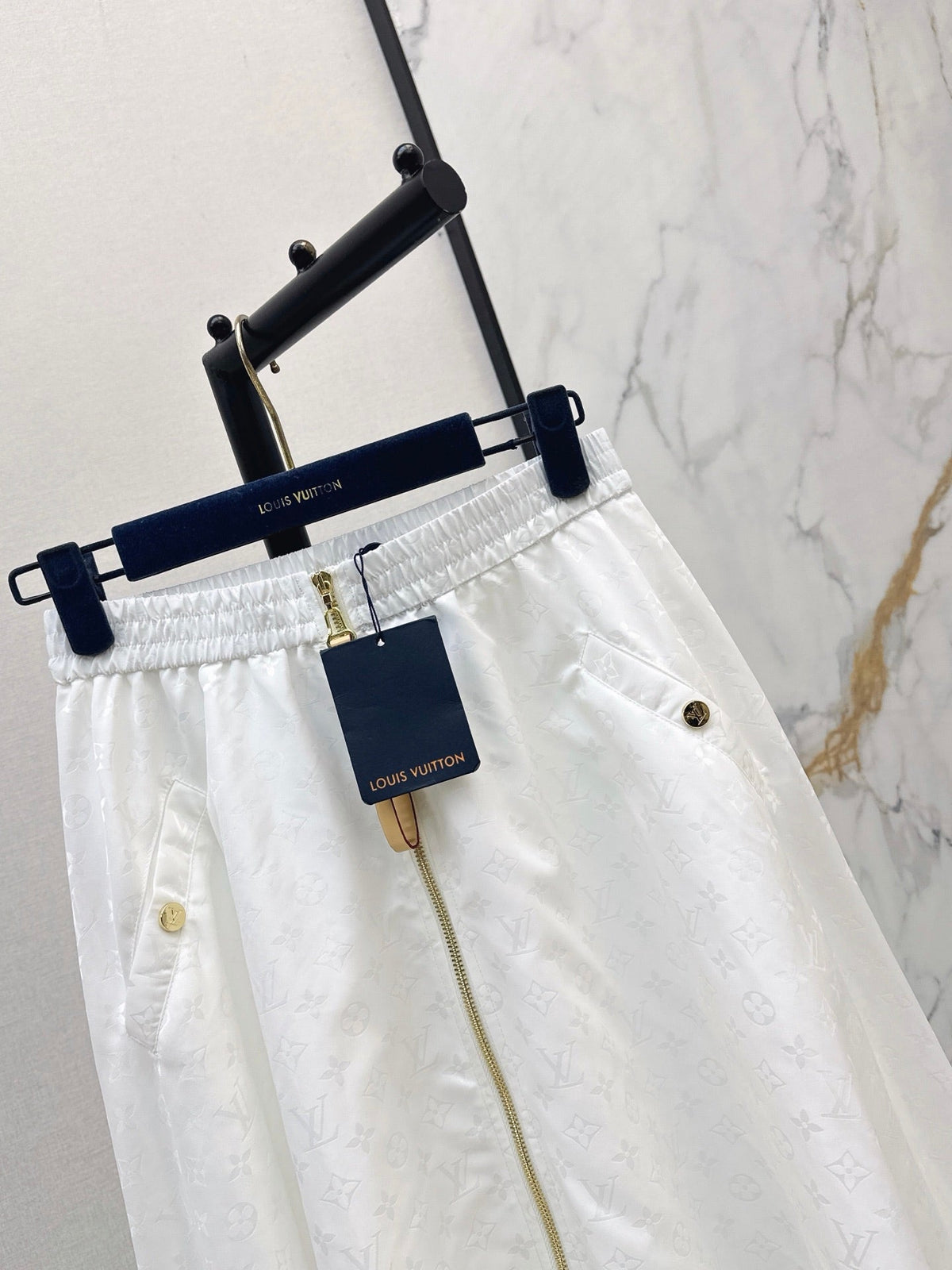 26SS NEW White Jacquard Midi Skirt 🤍